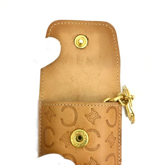 CELINE C Macadam Leather Multi Case w/Chain /7N0367 - Picture 5 of 8